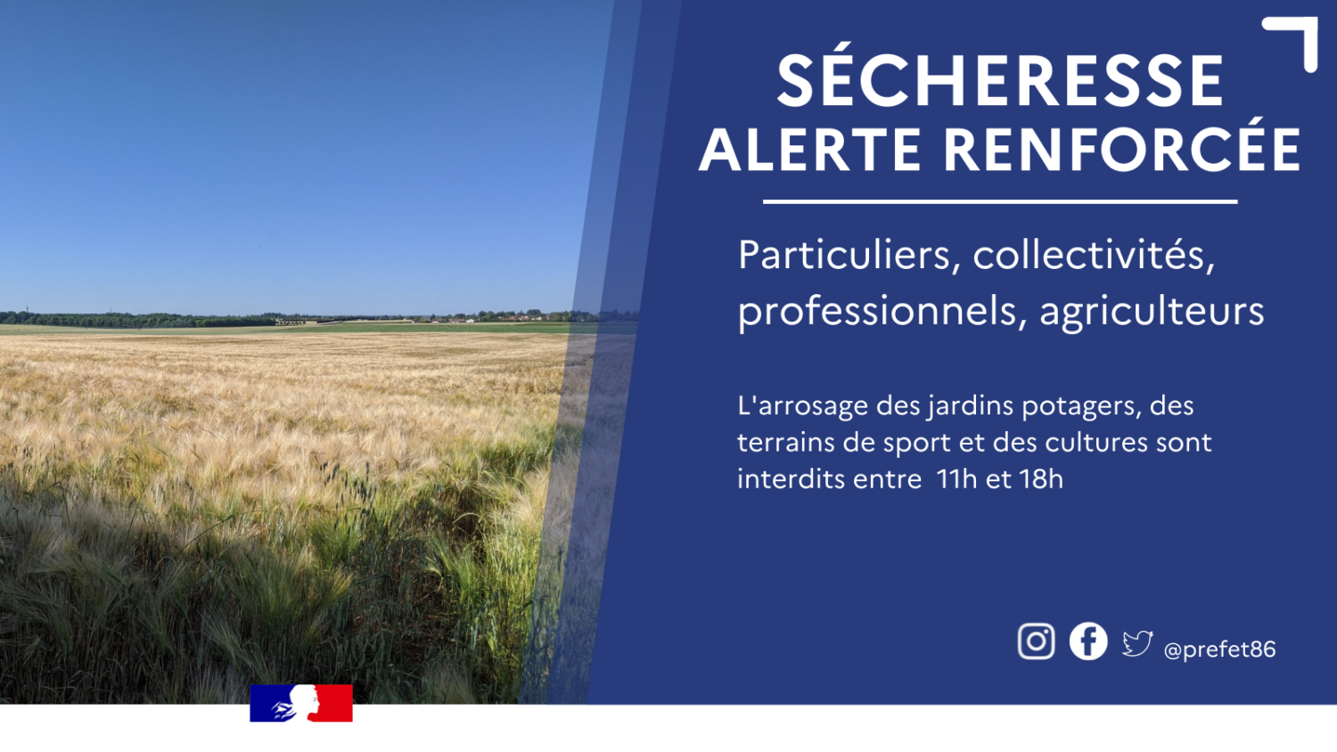 You are currently viewing Alerte renforcée – Réglementation temporaire des prélèvements d’eau en rivières