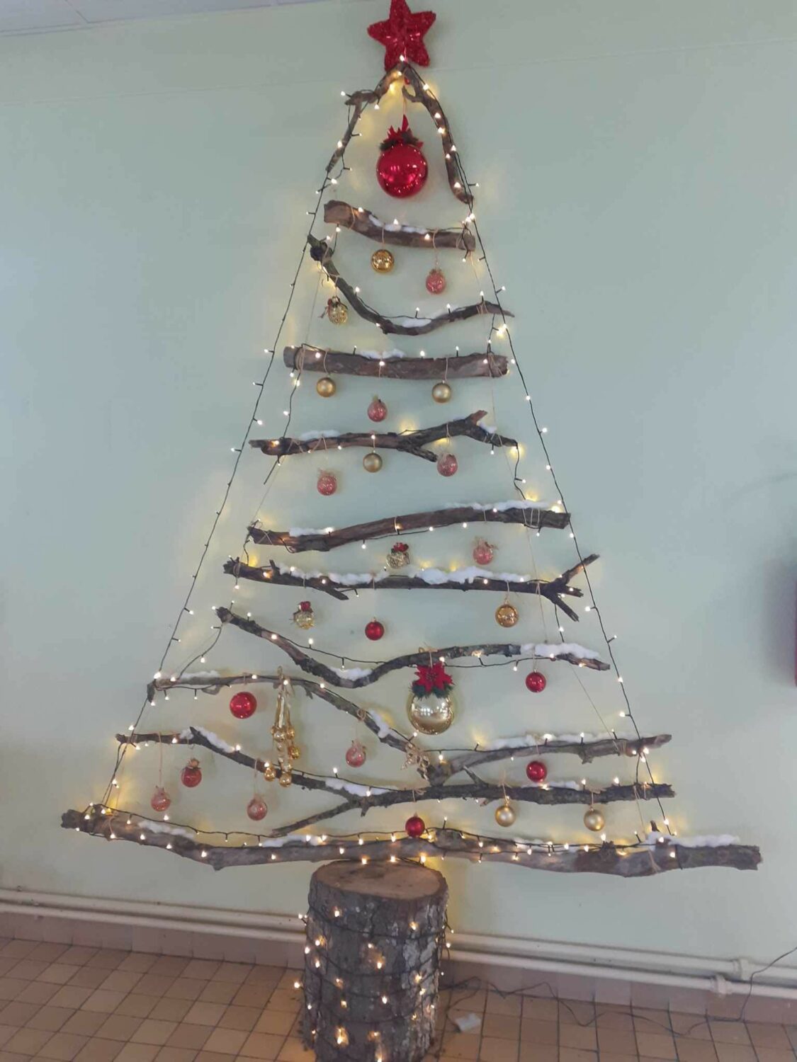 Ambiance Noël à la cantine